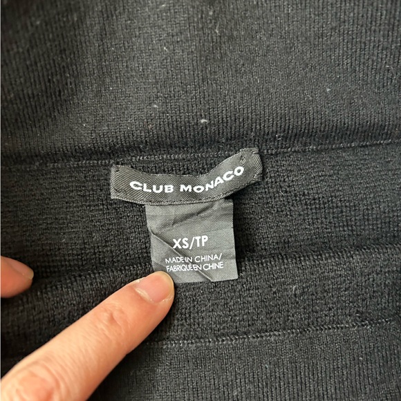 Club Monaco black wool skirt - Picture 4 of 7